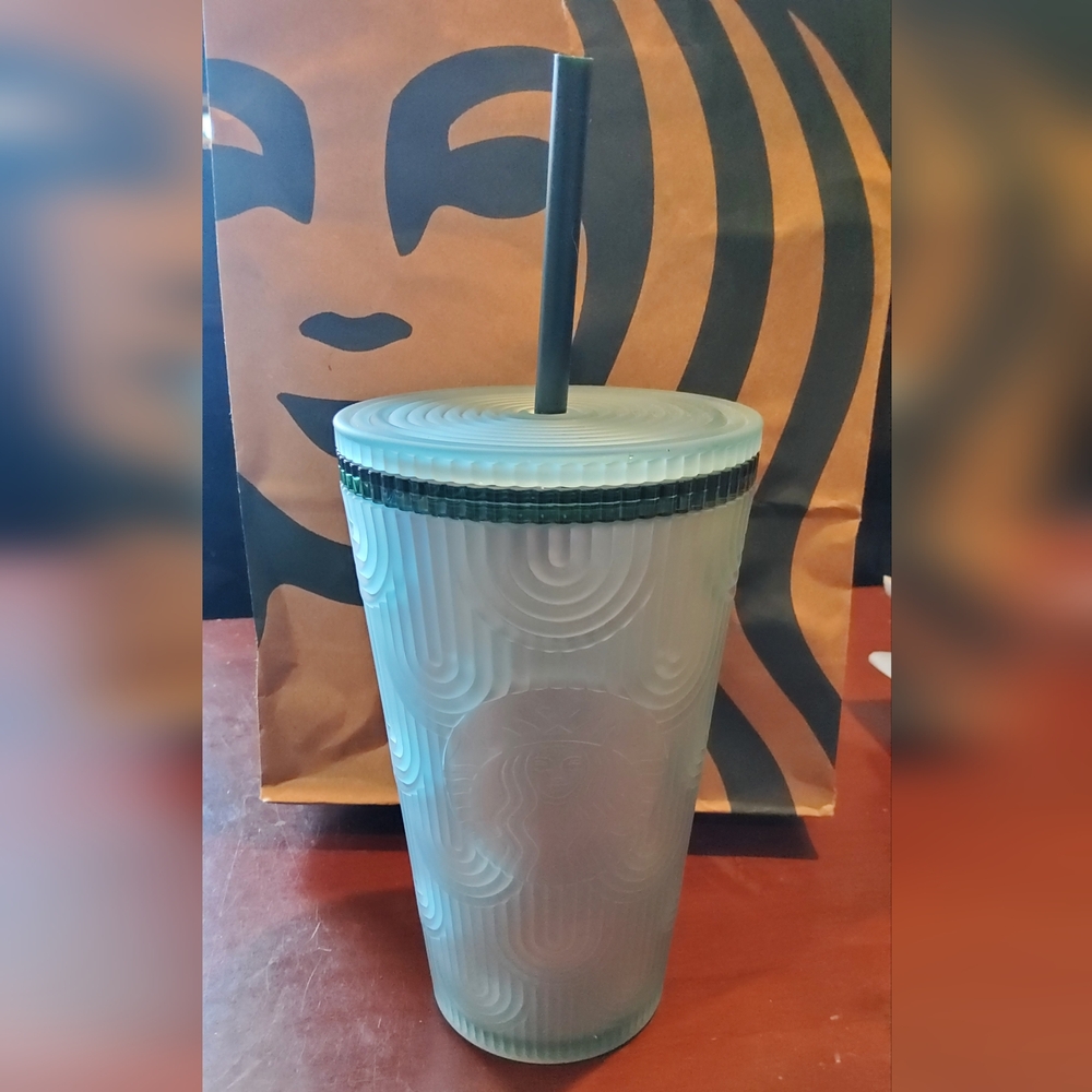 Starbucks 2024 Anniversary Shell Mint Green Soft Touch Tumbler